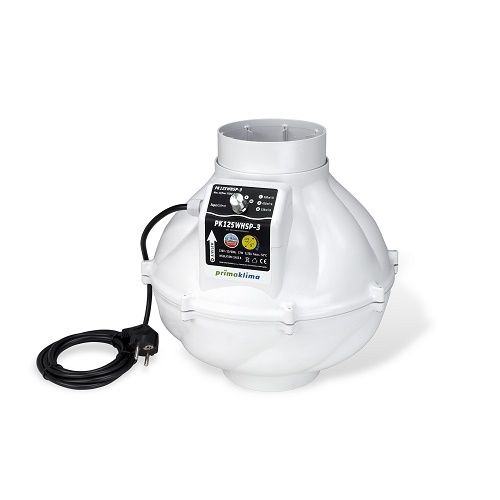 PrimaKlima WhisperBlower 125mm - 530 m³/h - 3 Velocità