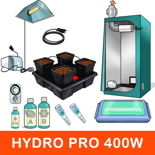 Kit Indoor Idroponica 400W Pro