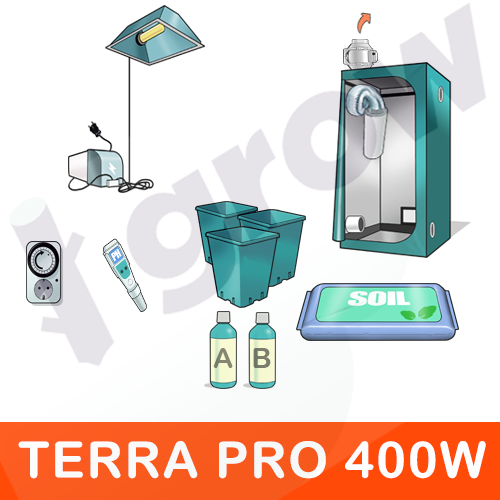 Kit Indoor Terra 400W - Pro