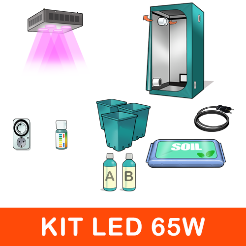 Kit Mini Grow Box Led 65W
